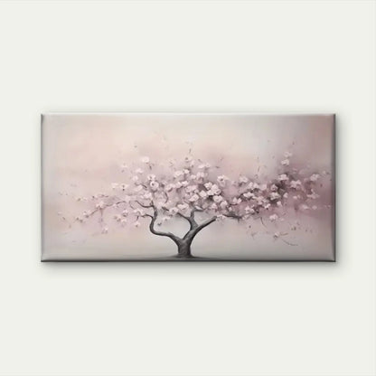 Trees Pink Flowers Perfect Wall Art Canvas Office Home Room Framed 120x60cm