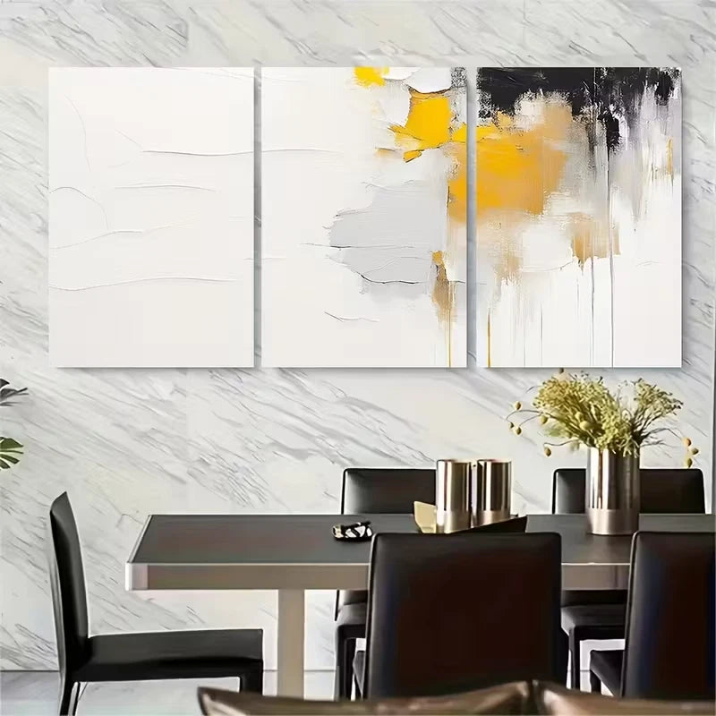 3pcs Modern Minimal Home Decor Metal Print Ready to Hang Art