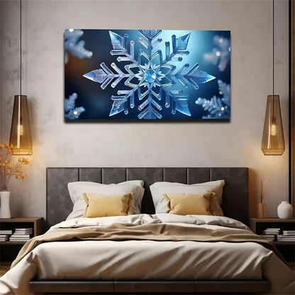 Crystal Clear Winter & Spring Wall Art Canvas Office Home Room Framed 120x60cm