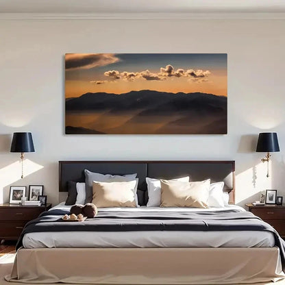 Spring Winter Scenery Decor Wall Art Canvas Office Home Room Framed 120x60cm