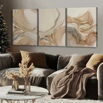 3pcs Irregular Graphic Fantasy Decorations Wall Art Set Canvas Unframed - High Quality Print 100% Australian Made Wall Canvas
