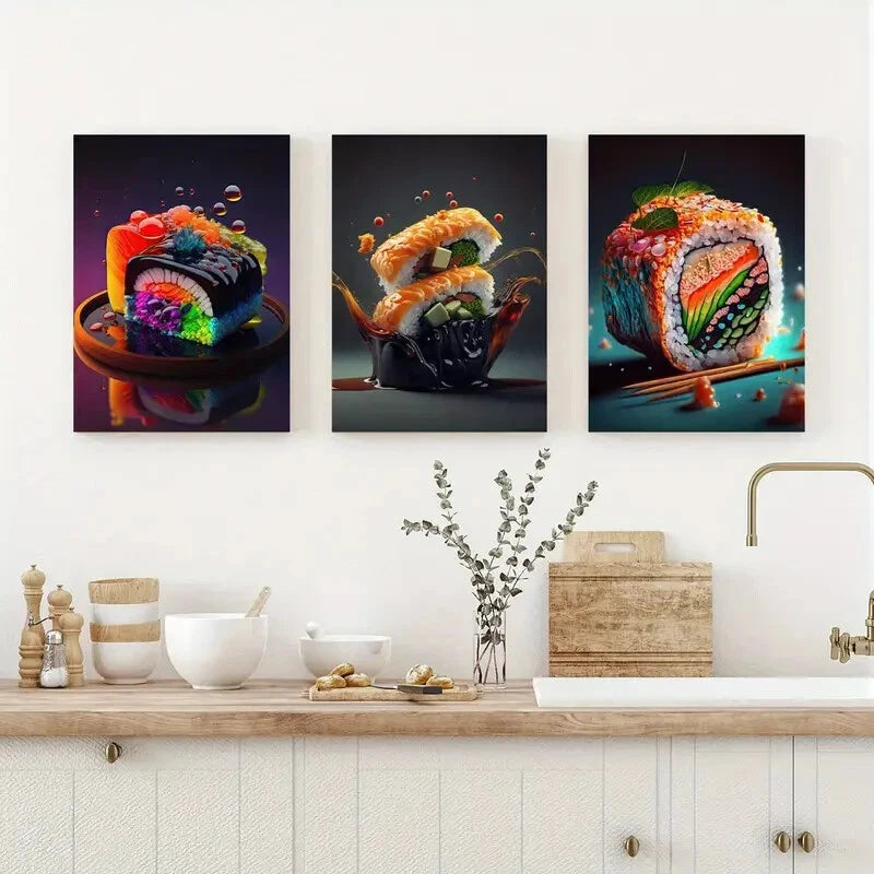 3pcs Deco Modern Style Divine Portrait Perfect Wall Art Set Canvas Framed 60x90cm - High Quality Print 100% Australian Made Wall Canvas Ready to Hang - Bella Home Decor