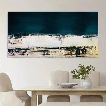 Modern Abstract Graffiti Bold Wall Art Canvas Office Home Room Framed 120x60cm