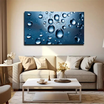 Crystal Clear Water Wall Art Canvas Office Home Room Framed 120x60cm