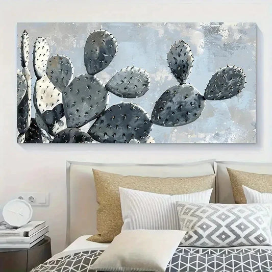 Minimalist Textured Background Wall Art Canvas Office Home Room Framed 120x60cm