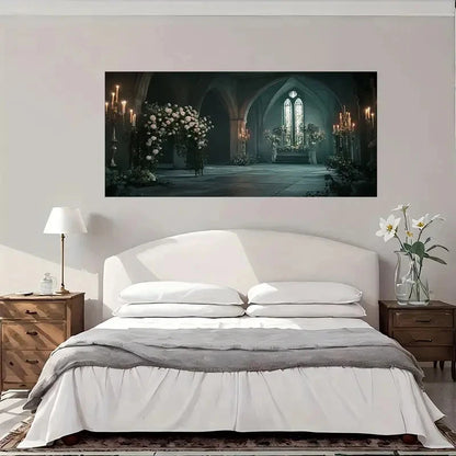 Wedding Arch Decorative Wall Art Canvas Office Home Room Framed 120x60cm