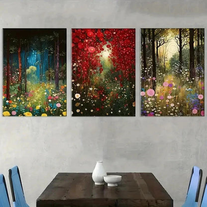 3pcs Natural Plant Leaves Landscape Perfect Wall Art Set Canvas Framed 60x90cm - High Quality Print 100% Australian Made Wall Canvas Ready to Hang