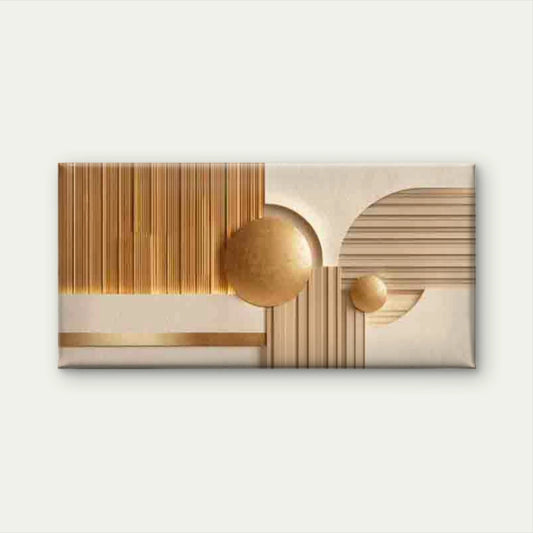 Elegant Golden Speckle Wall Art Canvas Office Home Room Framed 120x60cm