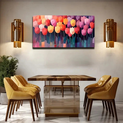 Modern Minimalist Vibrant Wall Art Canvas Office Home Room Framed 120x60cm - Bella Home Decor