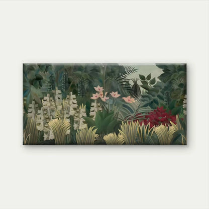 Botanical Foliage with Monstera Wall Art Canvas Office Home Room Framed 120x60cm