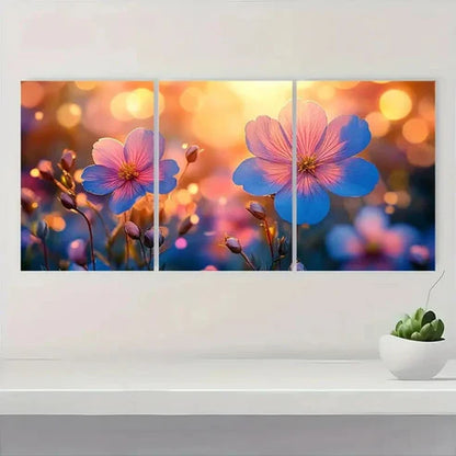 3pcs Modern Minimalist Botanical Photography V Wall Art Set Canvas Unframed - High Quality Print 100% Australian Made Wall Canvas