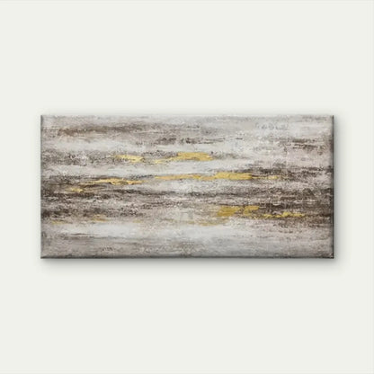 Carpet Grey Yellow Design Wall Art Canvas Office Home Room Framed 120x60cm