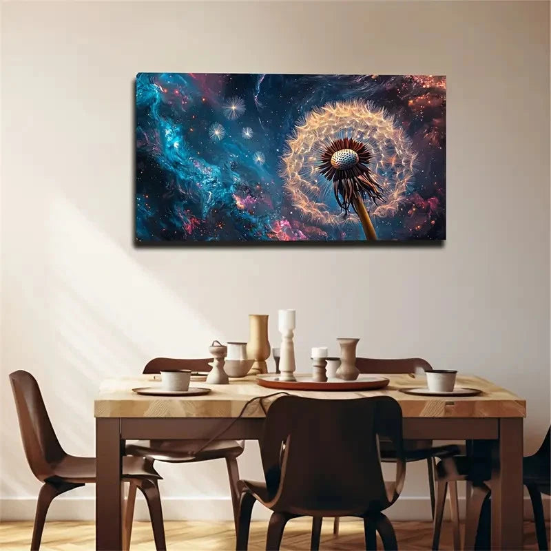 Blue Pink Purple Orange Golden Wall Art Canvas Office Home Room Framed 120x60cm