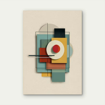 Mid-Century Modern Decor Metal Print Ready to Hang