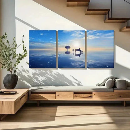 3pcs Japanese Classic Anime Piano Violin Music Wall Art Canvas Unframed - High Quality Print 100% Australian Made Wall Canvas