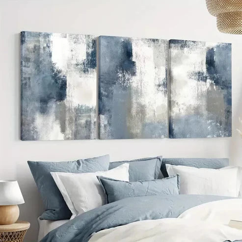 3pcs Abstract Art Wall Art Canvas Unframed - High Quality Print 100% Australian Made Wall Canvas - Bella Home Decor