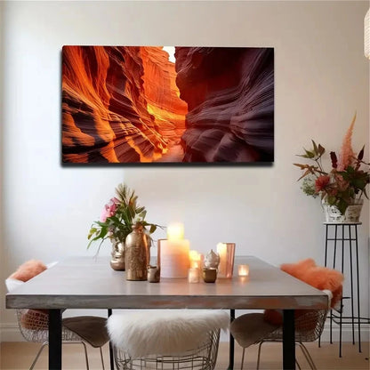 Surreal Magical Valley Spaces Wall Art Canvas Office Home Room Framed 120x60cm