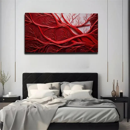 Abstract Tree Roots Wall Art Canvas Office Home Room Framed 120x60cm