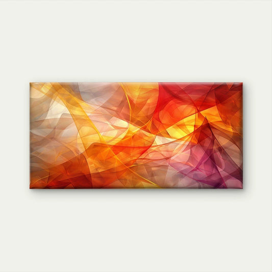 Colorful Abstract Expressionist Wall Art Canvas Office Home Room Framed 120x60cm