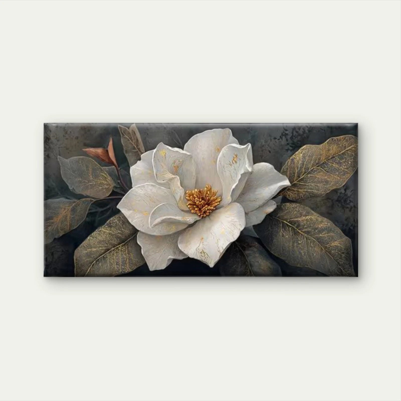 Enchanting Peony Flower Wall Art Canvas Office Home Room Framed 120x60cm - Bella Home Decor