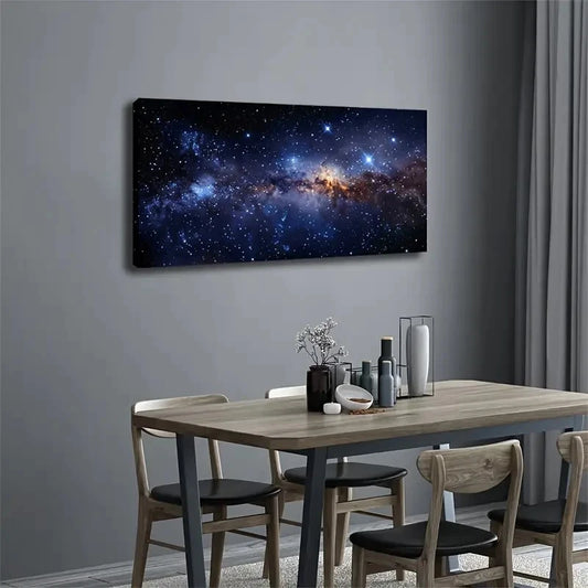 This Is the Milky Way Pigment Wall Art Canvas Office Home Room Framed 120x60cm