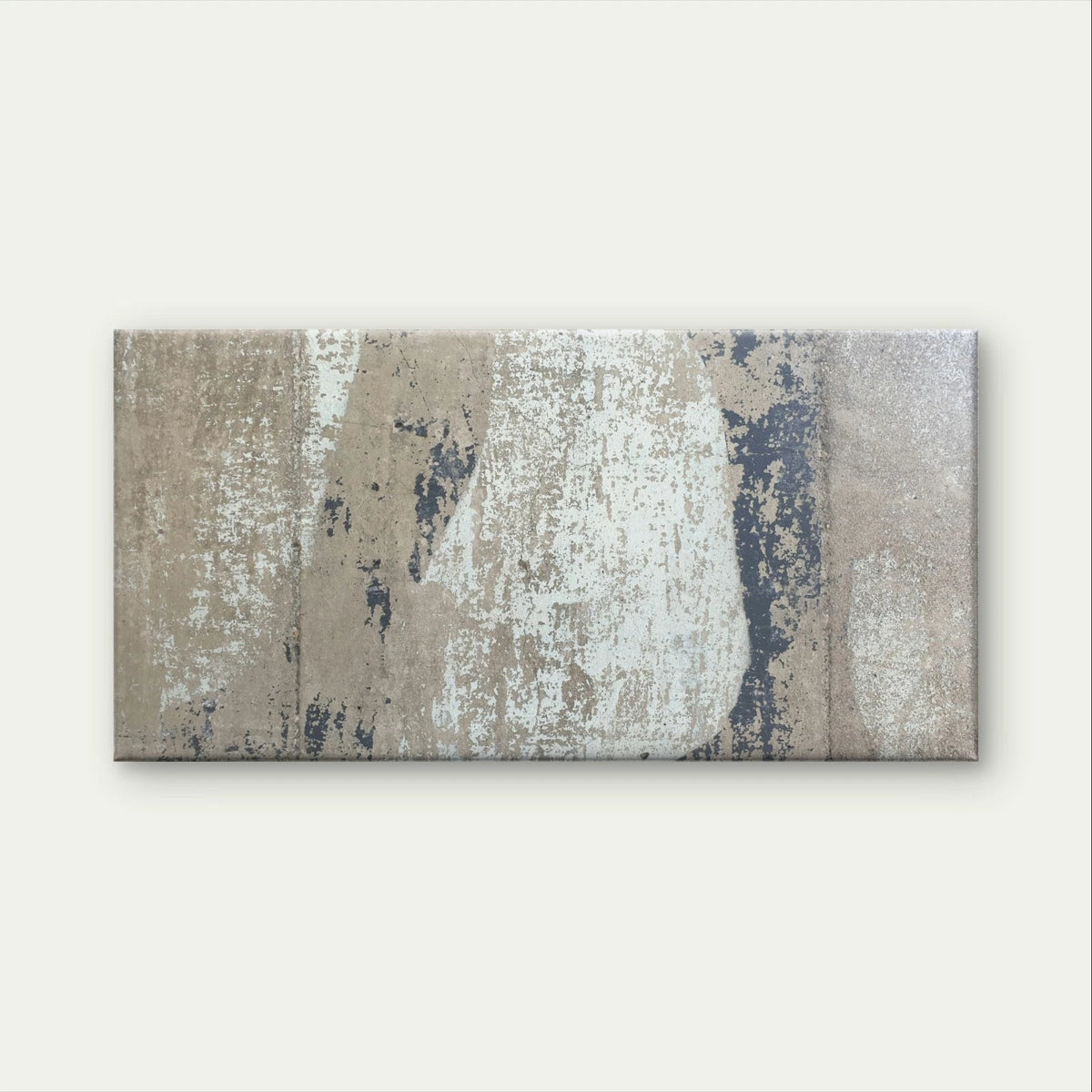 Modern Neutral Concrete Texture Wall Art Canvas Office Home Framed 120x60cm