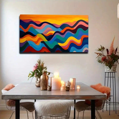 Modern Bohemian Décor Wall Art Canvas Office Home Room Framed 120x60cm