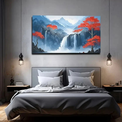 Scenic Landscape Wall Art Canvas Office Home Room Framed 120x60cm