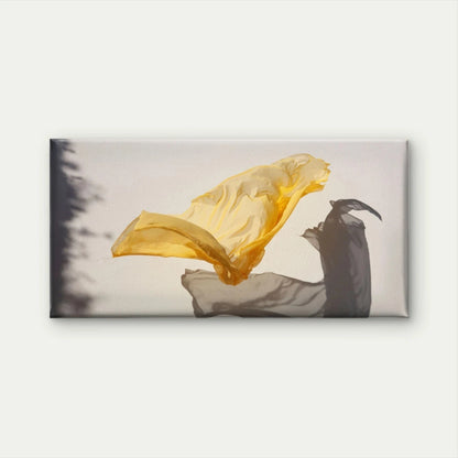 Still Life Waving Fabric Air Wall Art Canvas Office Home Room Framed 120x60cm