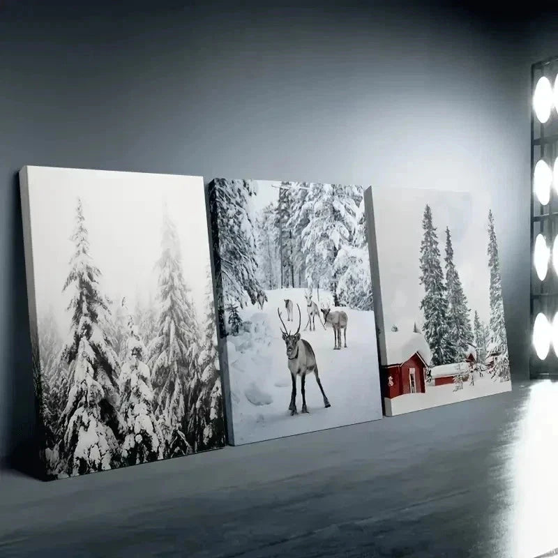 3pcs White Dandelion Botanical Flower Wall Art Set Canvas Framed 60x90cm - High Quality Print 100% Australian Made Wall Canvas Ready to Hang