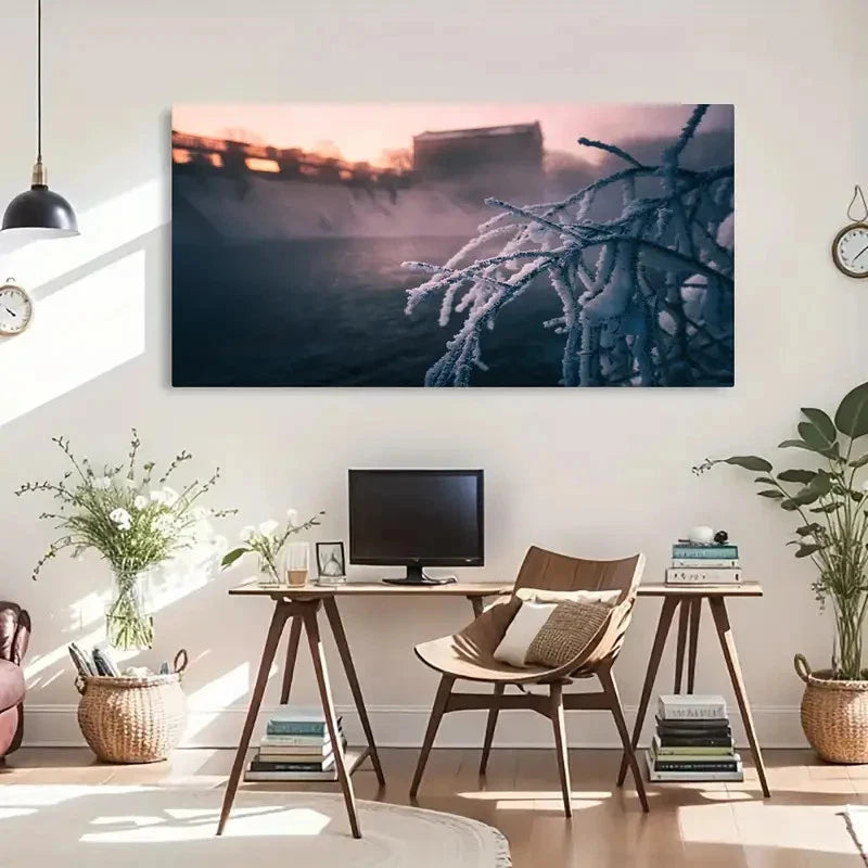 Scenery Landscape Spring Wall Art Canvas Office Home Room Framed 120x60cm