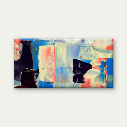 Abstract Acrylic Painting Textured Wall Art Canvas Office Home Framed 120x60cm