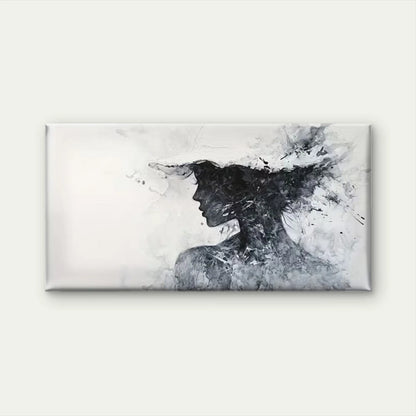 Echoes of Silence Wall Art Canvas Office Home Room Framed 120x60cm