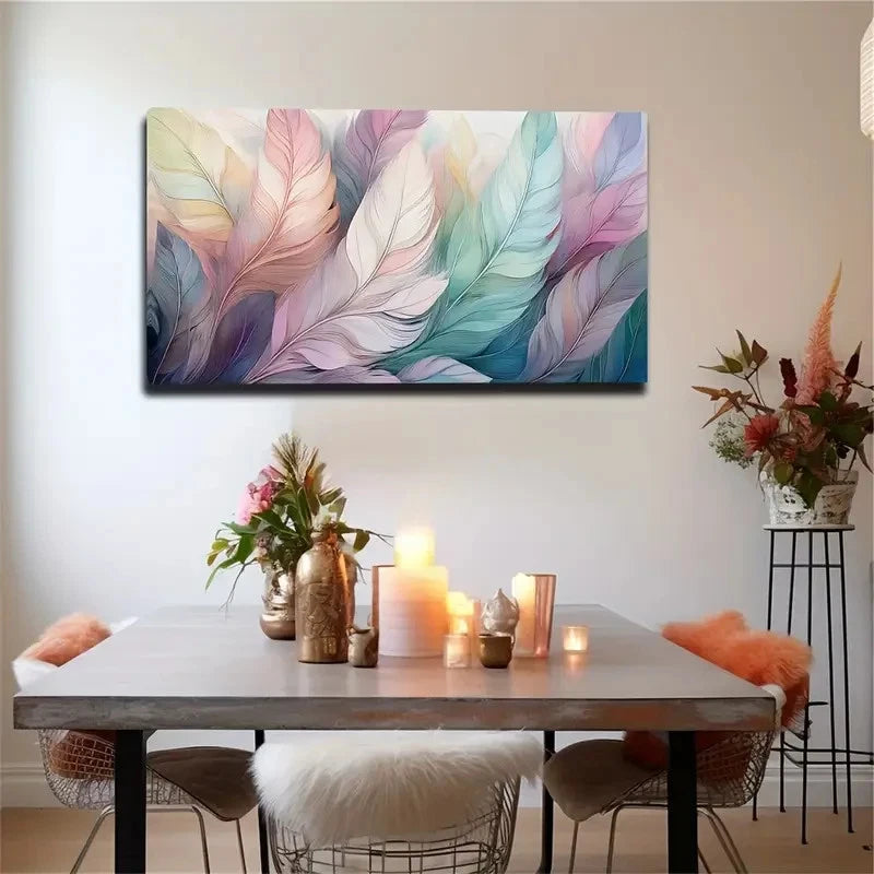 Fantastic Colorful Leaves Wall Art Canvas Office Home Room Framed 120x60cm