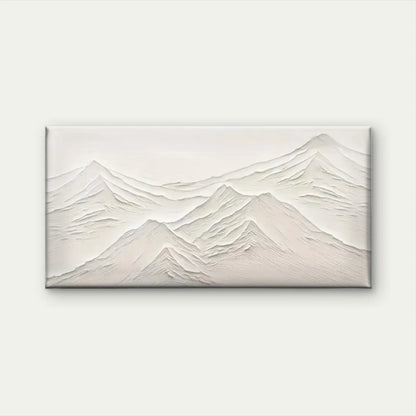 White Mountains Snow Wall Art Canvas Office Home Room Framed 120x60cm