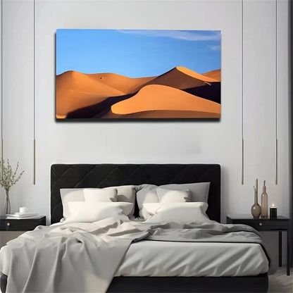 Vibrant Desert Landscape Sand Wall Art Canvas Office Home Room Framed 120x60cm