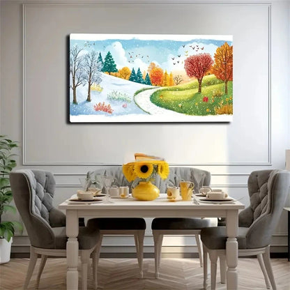 Modern Bohemian Nature Wall Art Canvas Office Home Room Framed 120x60cm