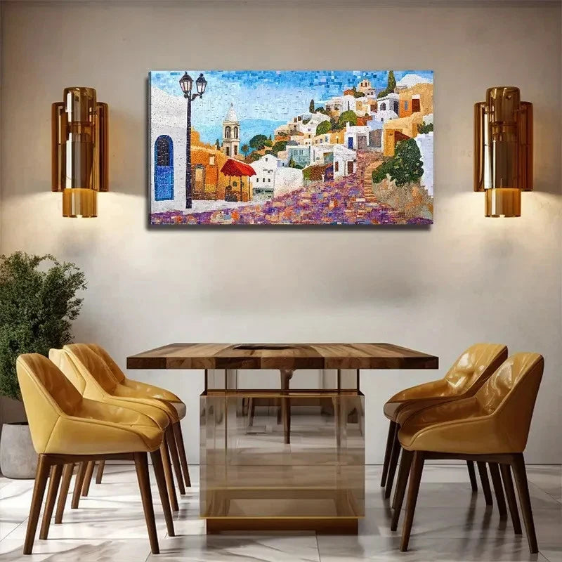Island Landscape Perfect Wall Art Canvas Office Home Room Framed 120x60cm