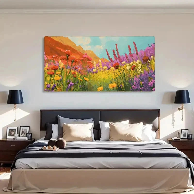 Modern Farmhouse Portrait Wall Art Canvas Office Home Room Framed 120x60cm - Bella Home Decor