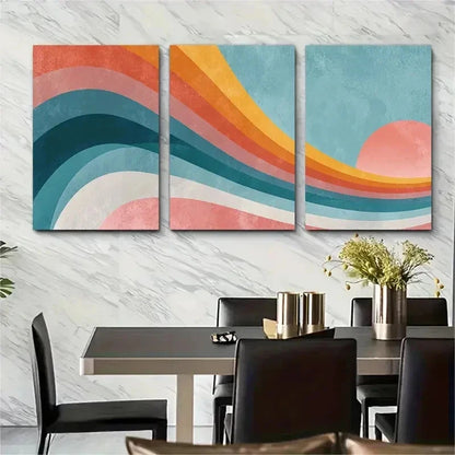 3pcs Aesthetic Trendy Abstract Quote Perfect Wall Art Set Canvas Framed 50x70cm - High Quality Print 100% Australian Made Wall Canvas Ready to Hang - Bella Home Decor