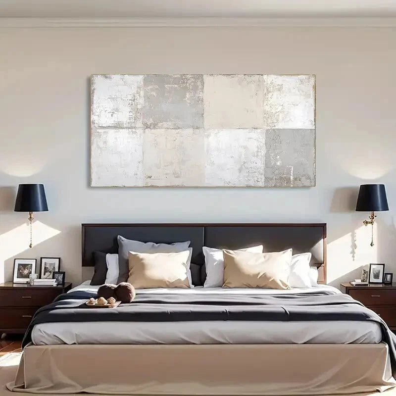 Abstract Pink Pastel Wall Art Canvas Office Home Room Framed 120x60cm - Bella Home Decor