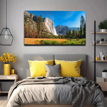 Majestic Mountain Landscape Wall Art Canvas Office Home Room Framed 120x60cm