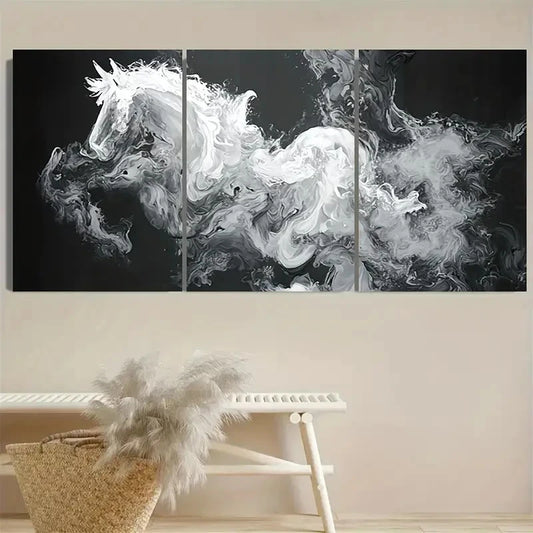 3pcs Modern Minimalist Unique Home Decor Wall Art Set Canvas Framed 50x70cm - High Quality Print 100% Australian Made Wall Canvas Ready to Hang