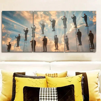 3pcs Surreal film Wall Art Set Canvas Unframed - High Quality Print 100% Australian Made Wall Canvas