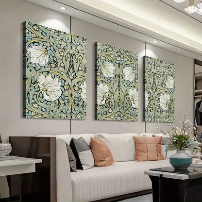 3pcs Abstract Nature Floral Art Wall Art Canvas Unframed - High Quality Print 100% Australian Made Wall Canvas - Bella Home Decor