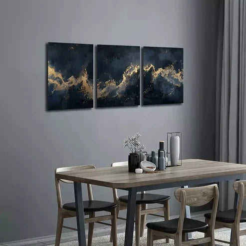3pcs Nebula From The Universe Wall Art Canvas Unframed - High Quality Print 100% Australian Made Wall Canvas