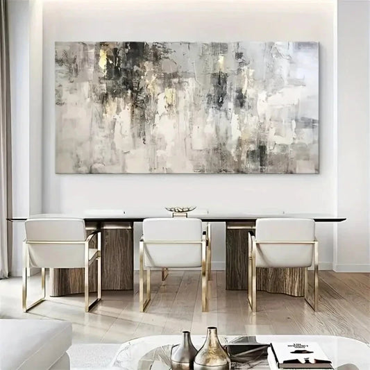 Textured Palette Horizontal Wall Art Canvas Office Home Room Framed 120x60cm