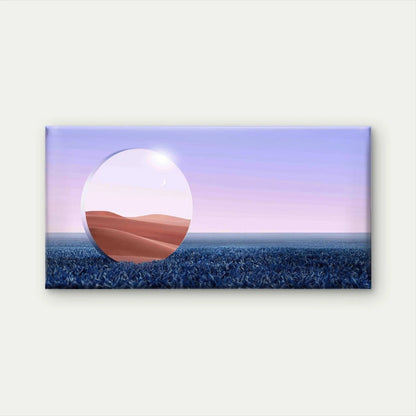 Blue Grassy Field Sandy Desert Wall Art Canvas Office Home Room Framed 120x60cm Wall Art Canvas Office Home Room Framed 120x60cm