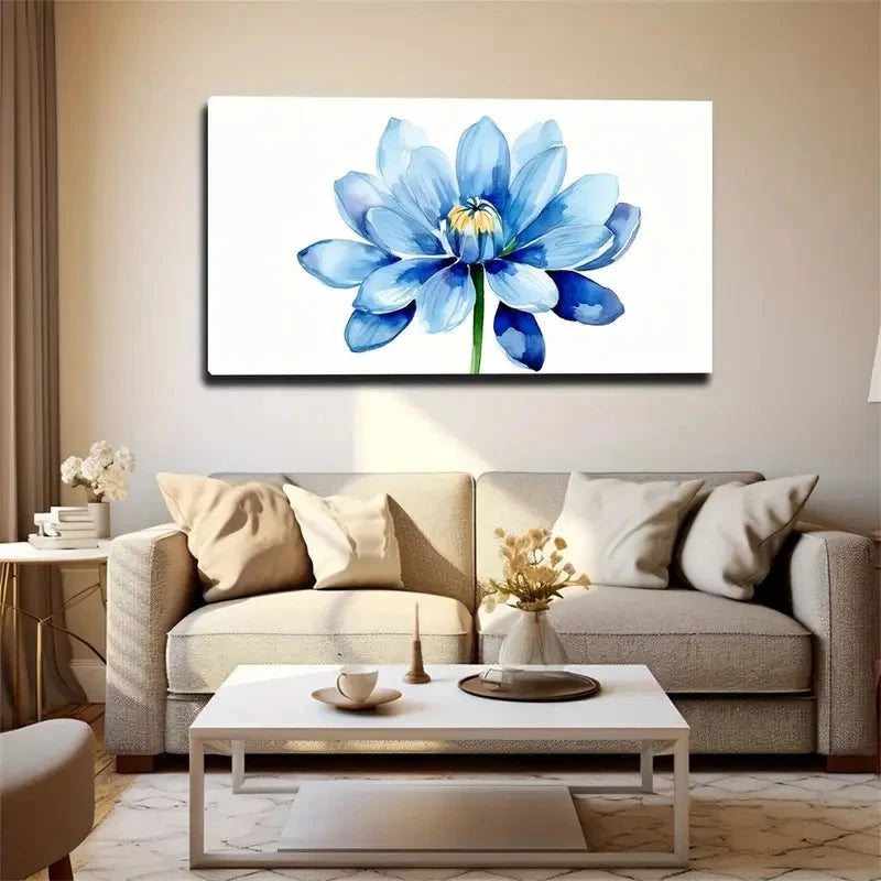 Bohemian Floral Blooming Wall Art Canvas Office Home Room Framed 120x60cm
