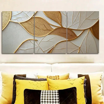 3pcs Complex geometric pattern Wall Art Set Canvas Unframed - High Quality Print 100% Australian Made Wall Canvas - Bella Home Decor
